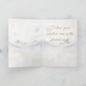 Dreamwoven Guardian Wolf Greeting Card カード (内部)