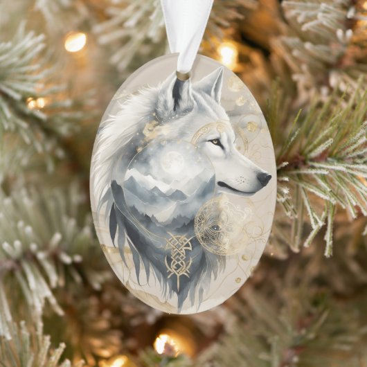Dreamwoven Guardian Wolf Ornament オーナメント (ツリー)