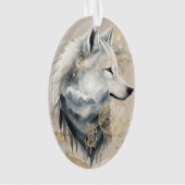 Dreamwoven Guardian Wolf Ornament オーナメント (正面)