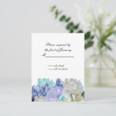 Dreamyフローラ返信カード 出欠カード (スタンド正面)