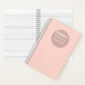 Dreamy祈りの言葉ジャーナル(カスタマイズ可能) ノートブック (内側)