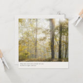 Dreamy and soft forest nature aesthetic, greeting カード (正面/裏面インサイチュ)