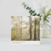 Dreamy and soft forest nature aesthetic, greeting カード (スタンド正面)