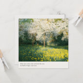 Dreamy and soft Spring Blossoms aesthetic greeting カード (正面/裏面インサイチュ)