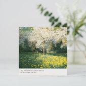 Dreamy and soft Spring Blossoms aesthetic greeting カード (スタンド正面)