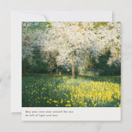 Dreamy and soft Spring Blossoms aesthetic greeting カード