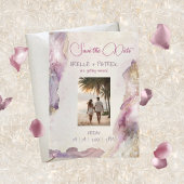 Dreamy Aquarella日付カードを保存 セーブザデート