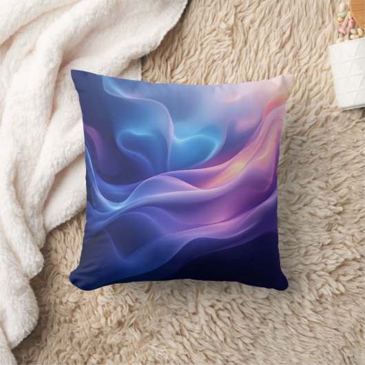 Dreamy art and Cute Kitten Pillow 2 sides  クッション (ブランケット)