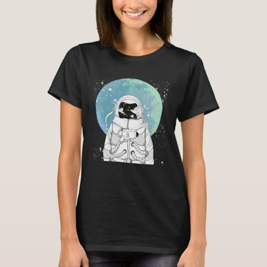 Dreamy Astronaut Rocket Space Travel Blast Off Men Tシャツ (正面)