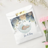 Dreamy Baby Boy Moon And flowers フェイバーバッグ (封をした状態)