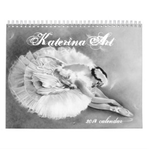 Dreamy Ballerinas 2014 Calendar KaterinaArt カレンダー
