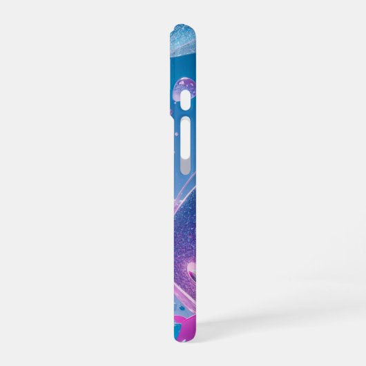 Dreamy Balloon Sky Phone Case iPhone 16ケース (左側面)