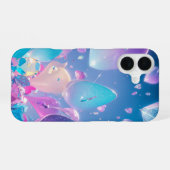Dreamy Balloon Sky Phone Case iPhone 16ケース (裏面横)