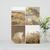 Dreamy beige and golden Scrapbook Cutout paper (スタンド正面)