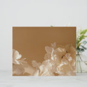 Dreamy beige floral Elegant Scrapbook Paper (スタンド正面)