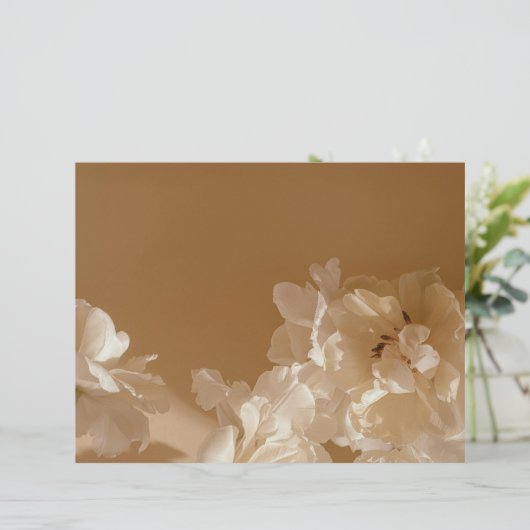 Dreamy beige floral Elegant Scrapbook Paper (スタンド正面)