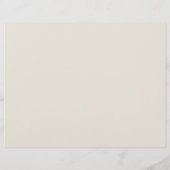 Dreamy beige floral Elegant Scrapbook Paper (裏面)