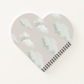 Dreamy Beige Neutral天国送信ジェンダーの表示 ノートブック (裏面)