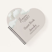 Dreamy Beige Neutral天国送信ジェンダーの表示 ノートブック (正面)