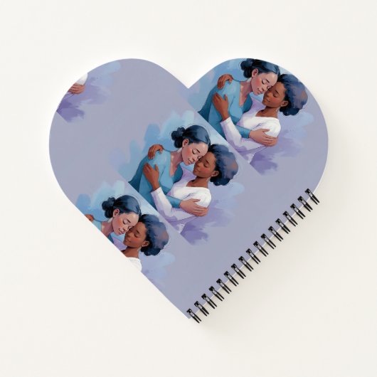 Dreamy Black Women Notebook  ノートブック (裏面)