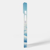 Dreamy Blue Clouds Phone Case - Surreal Sky Grid  Case-Mate iPhoneケース (裏面 / 左)