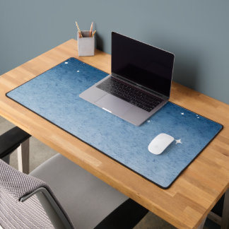 Dreamy Blue Starry Sky Desk Mat デスクマット