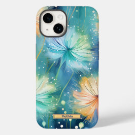 Dreamy Blue Yellow Dandelion iPhone / iPadケース Case-Mate iPhone 14ケース