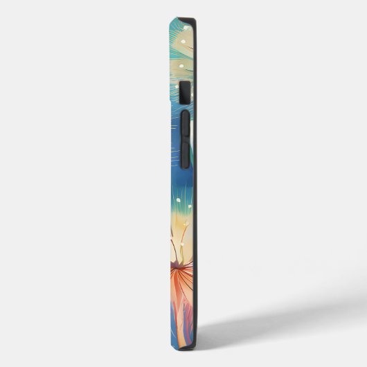 Dreamy Blue Yellow Dandelion iPhone / iPadケース Case-Mate iPhoneケース (裏面 / 左)