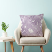 Dreamy Botanical Floral Throw Pillow クッション (椅子)