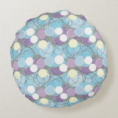 Dreamy Bubble Clouds Round Pouf ラウンドクッション (裏面)