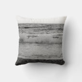 Dreamy Capri Ocean Sunset View 1 - BW クッション (裏面)