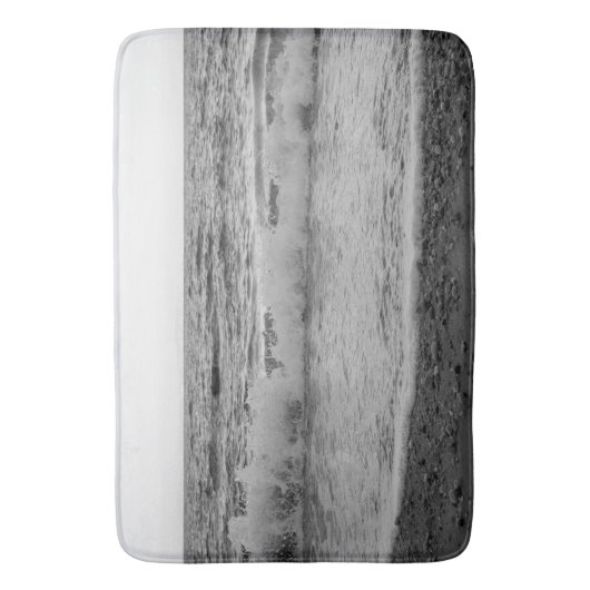 Dreamy Capri Ocean Sunset View 1 - BW バスマット (正面縦)