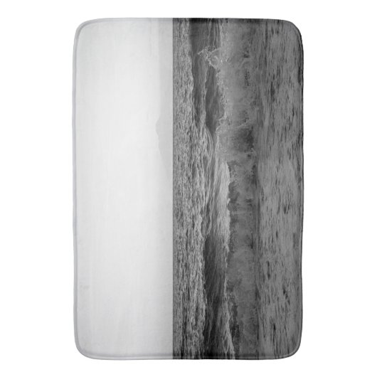 Dreamy Capri Ocean Sunset View 2 -BW バスマット (正面縦)