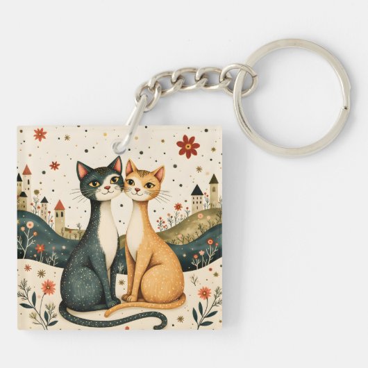 Dreamy Cats キーホルダー (裏面)