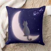 Dreamy Celestial Cat Design クッション (ブランケット)