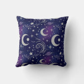 Dreamy Celestial Galaxy Seamless Pattern クッション (裏面)