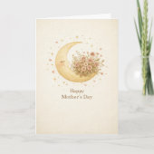 Dreamy Celestial Moon Mother’s Day Card カード (正面)