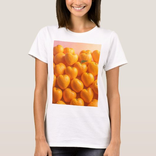 Dreamy Citrus Heart Tシャツ (正面)