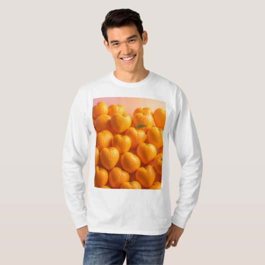 Dreamy Citrus Heart Tシャツ (正面フル)