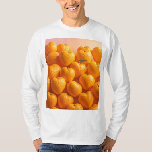 Dreamy Citrus Heart Tシャツ (正面)