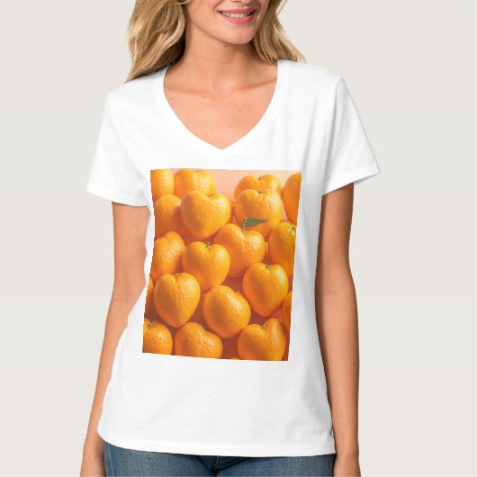 Dreamy Citrus Heart Tシャツ (正面)
