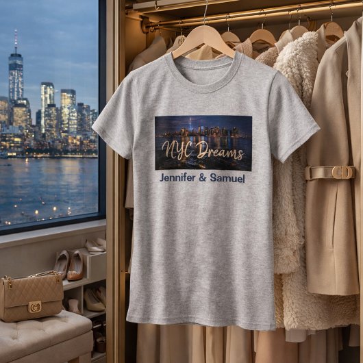 Dreamy cityscape NYC dreams Tシャツ