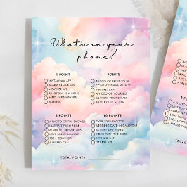 Dreamy Cloud What On Your Phoneブライダルシャワーゲーム