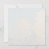 Dreamy clouds and boats, ocean aesthetic, greeting カード (裏面)