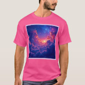 Dreamy Clouds: Celestial Sunset Magic Art Tシャツ (正面)