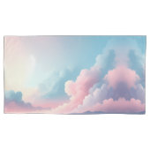 Dreamy Cloudscape — Pastel Sky Fantasy Art 枕カバー (正面左)