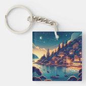 Dreamy Coastal Night キーホルダー (正面)