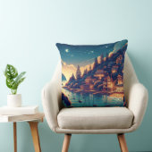 Dreamy Coastal Night クッション (椅子)