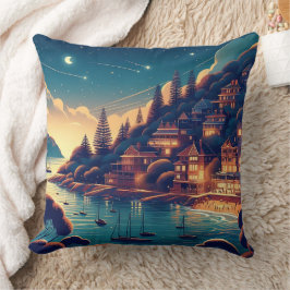 Dreamy Coastal Night クッション