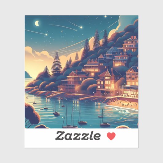 Dreamy Coastal Night シール (シート)